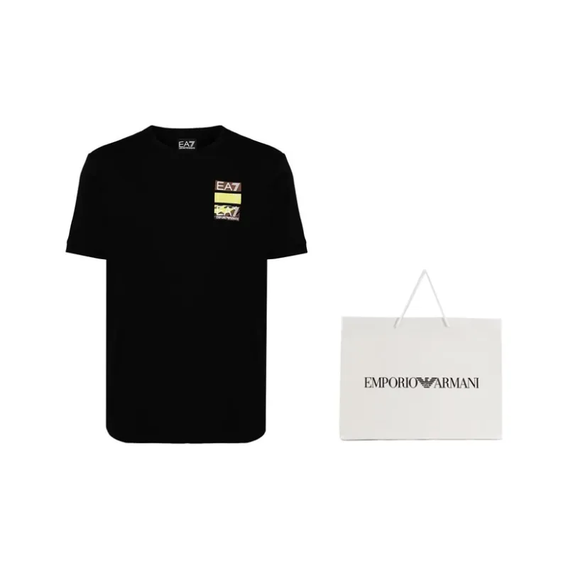 EMPORIO ARMANI EA7 T Shirt Men's Black-3
