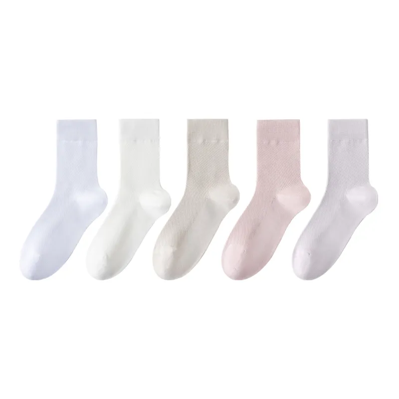XXLLG Mid Calf Socks Women's 5 Pack-11