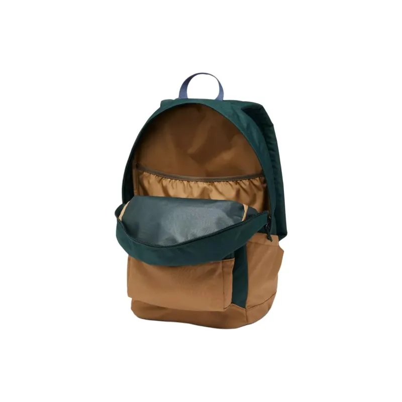 Columbia Polyester Backpack Unisex Green & Yellow-3