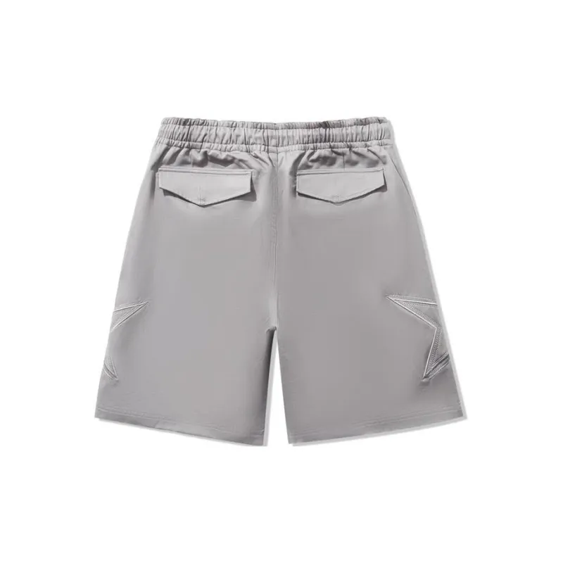 LiNing x ZHONGRAN Sports Shorts Men's Frost Gray-1