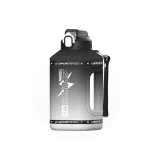Gradient Barrel Water Bottle-Ultra Cool Black