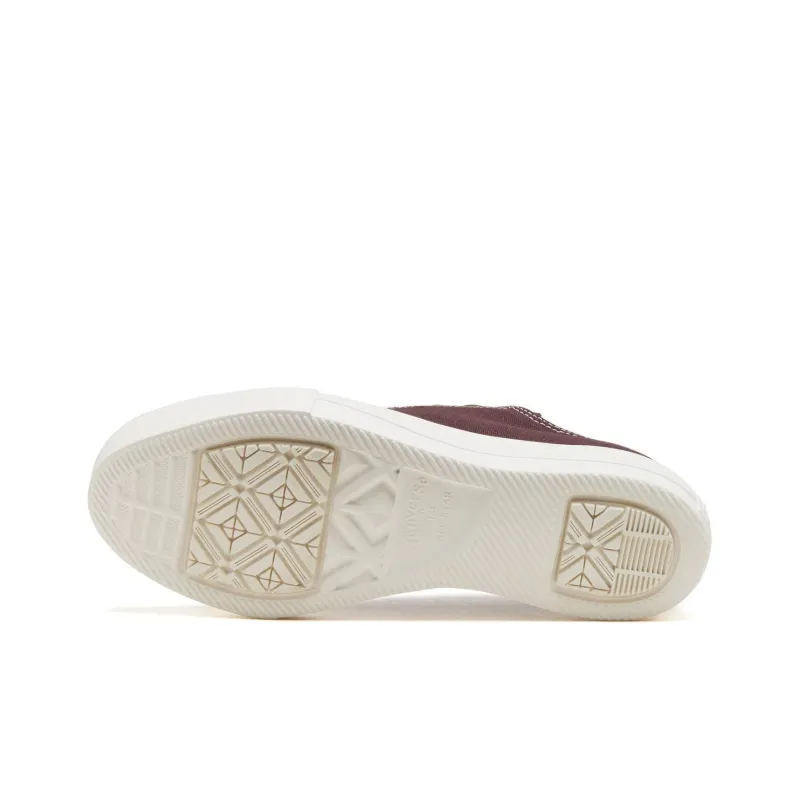 Converse All Star Light Plts Ge O Lightweight Low Top Canvas Shoes Women's Brown Japan Version-5