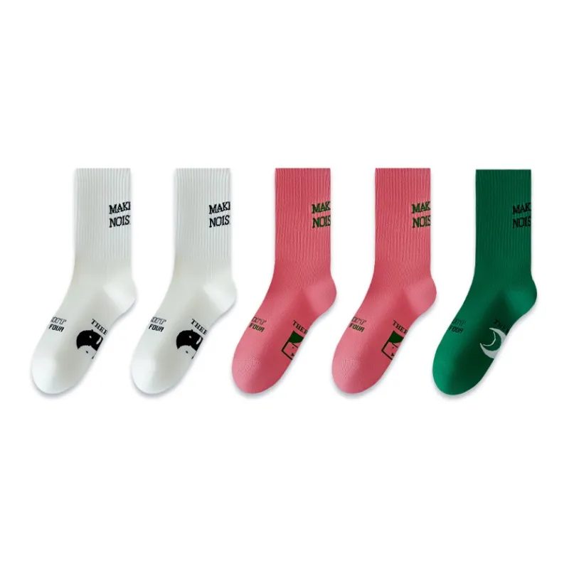 LUOLIAN Knee High Socks Women's 5 Pack-5
