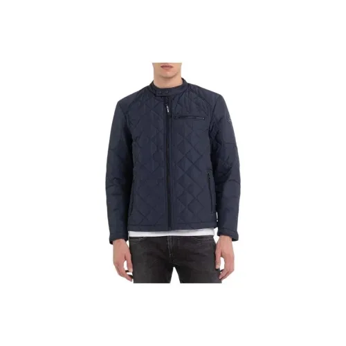 REPLAY Jackets Men Blue