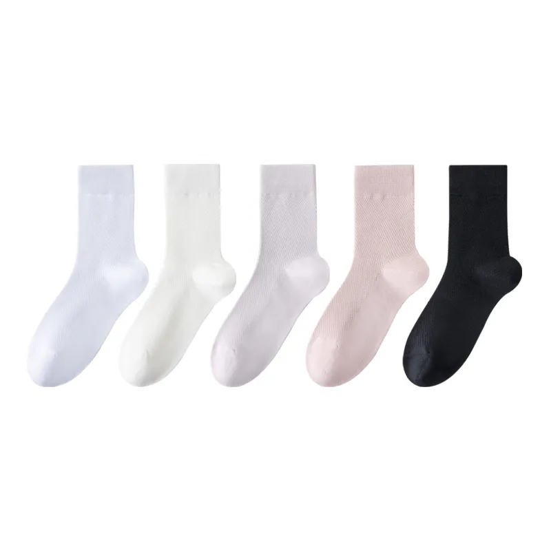 XXLLG Mid Calf Socks Women's 5 Pack-7