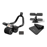 Black Set (Abdominal Roller+Yoga Mat+Sit-Up Assist Device)