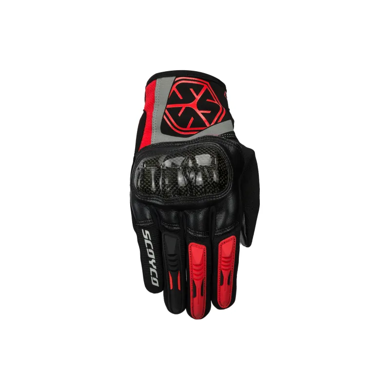 SCOYCO Motorcycle Protective Gears Carbon Fiber Polyester Hands Unisex Handlebar Mitts-7