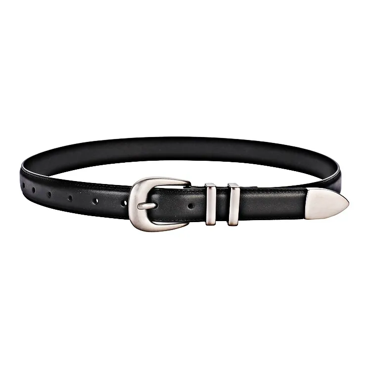 MUSTKOO Cow Leather Belts Unisex 2.3CM-0