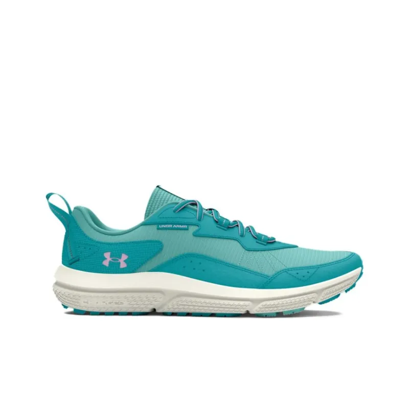 Under Armour Charged Verssert 2 Cushioning, Wear Resistant Low Top Running Shoes Women's Green White-1