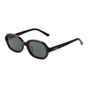 VEDI VERO Acetate Oval Sunglasses Women's Tortoiseshell