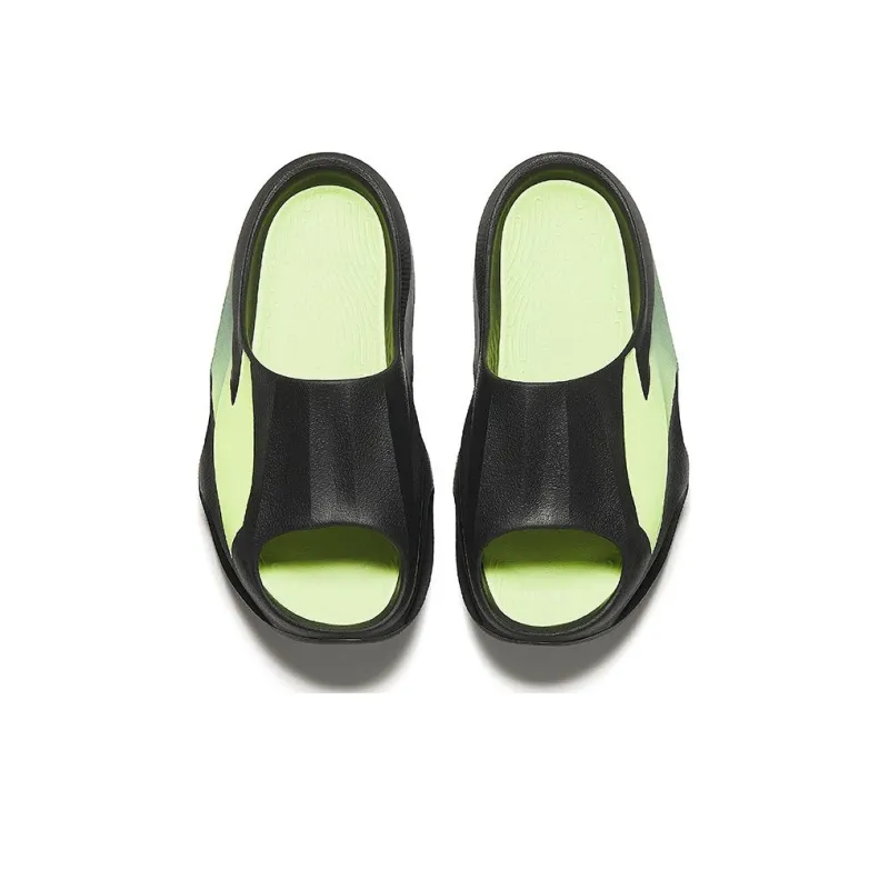 Anta Pool Shadow Slide Slippers Men's Black Green-2