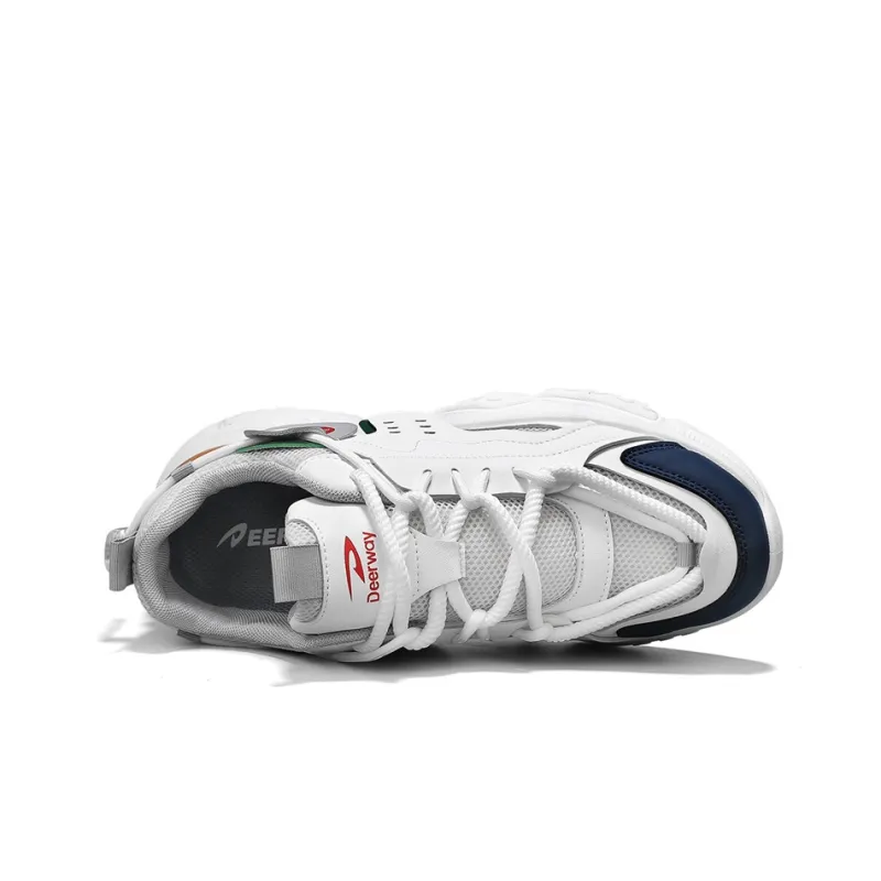 DEERWAY Wear resistant And Lightweight Low Top Chunky Sneakers Men's-11