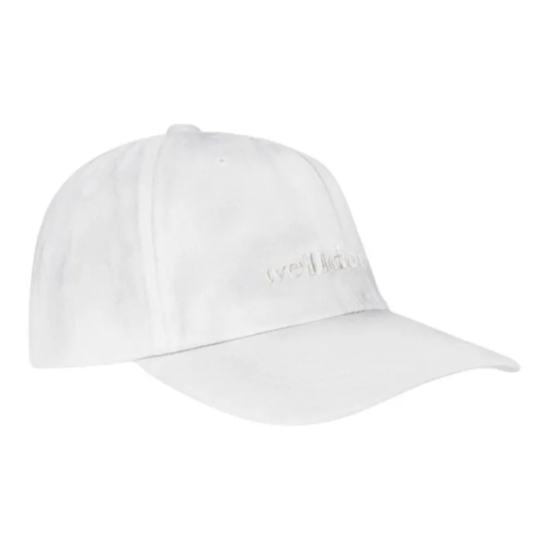 WE11DONE Cotton Baseball Caps Unisex White-2