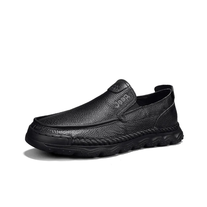 Jeep Men's Casual Shoes Men Low Top Black-1