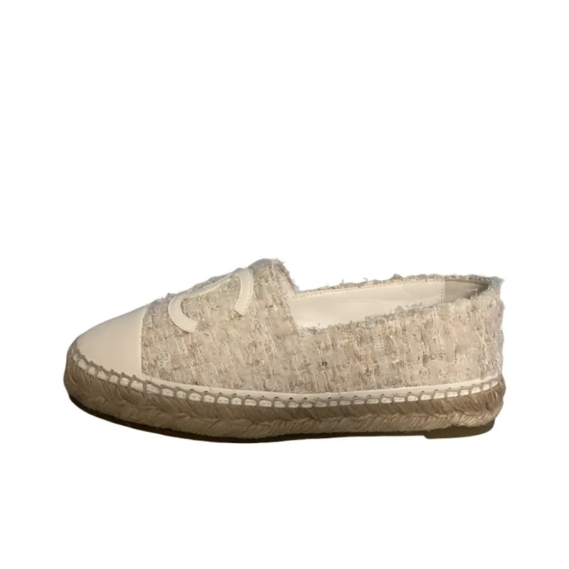 CHANEL Espadrilles Women's White-0