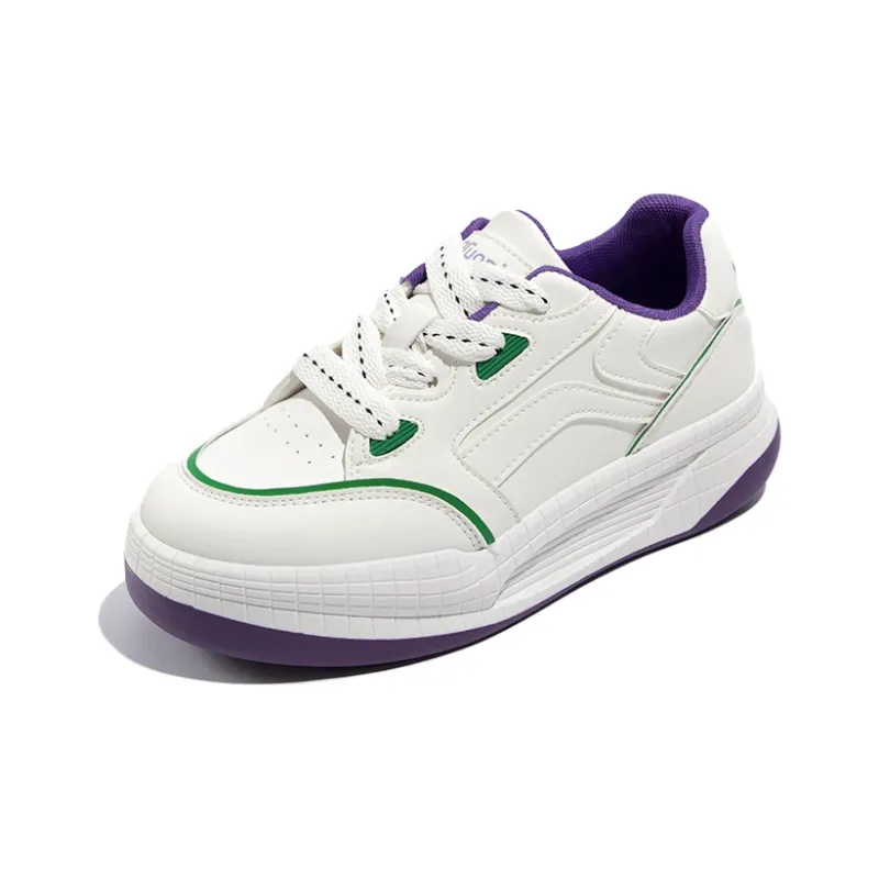 TUOPIN Support Height Increase Low Top Skateboard Shoes Women's-1