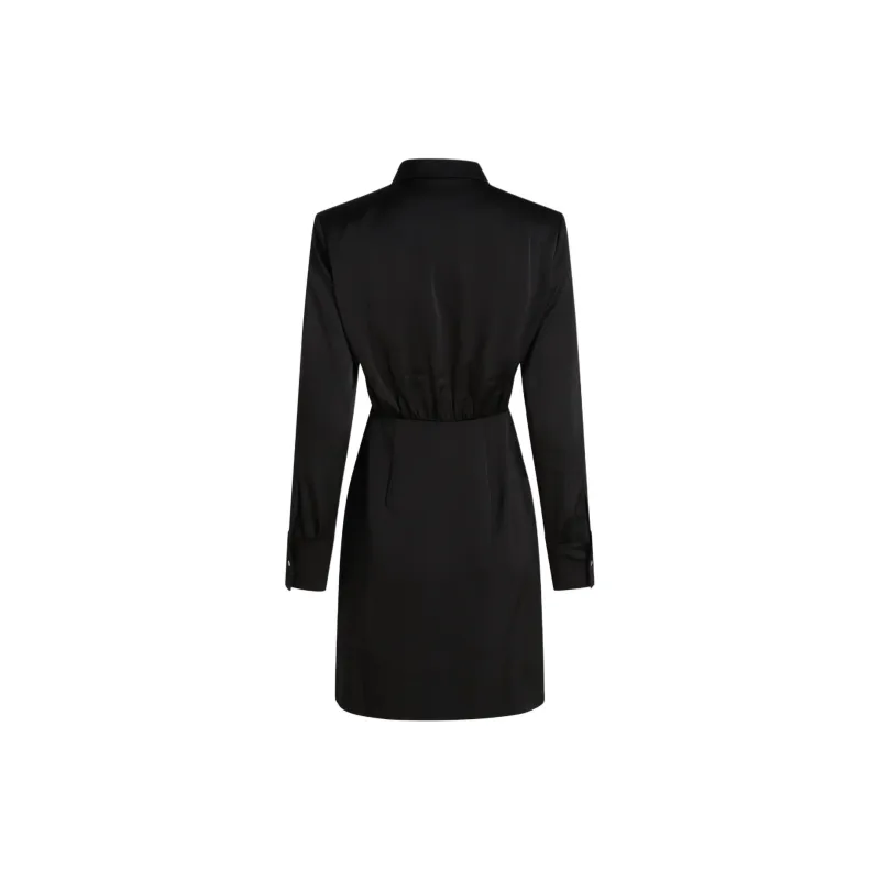 KARL LAGERFELD Long Sleeved Dress Women's Black-1