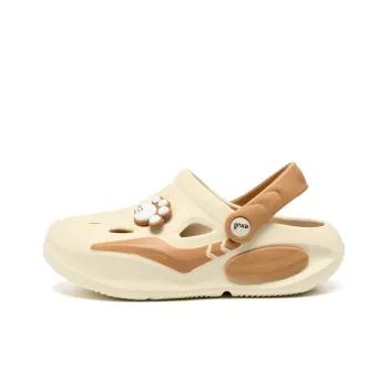 EXULL Q Clogs Women's Beige Brown