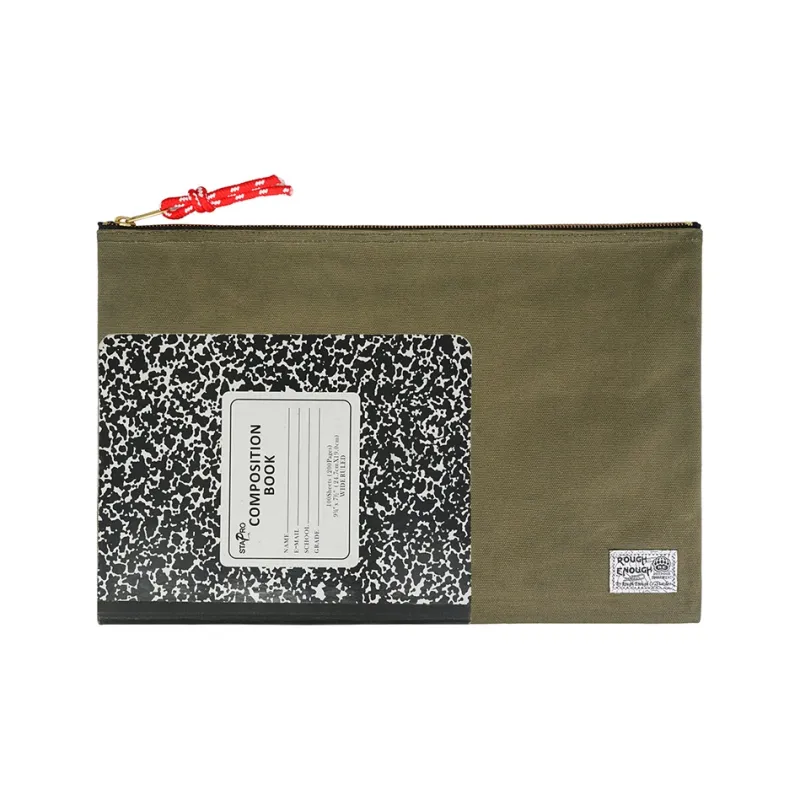 Rough Enough Canvas Canvas Bag Clutches Large Size Unisex Camouflage-8