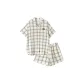 Orange White Plaid