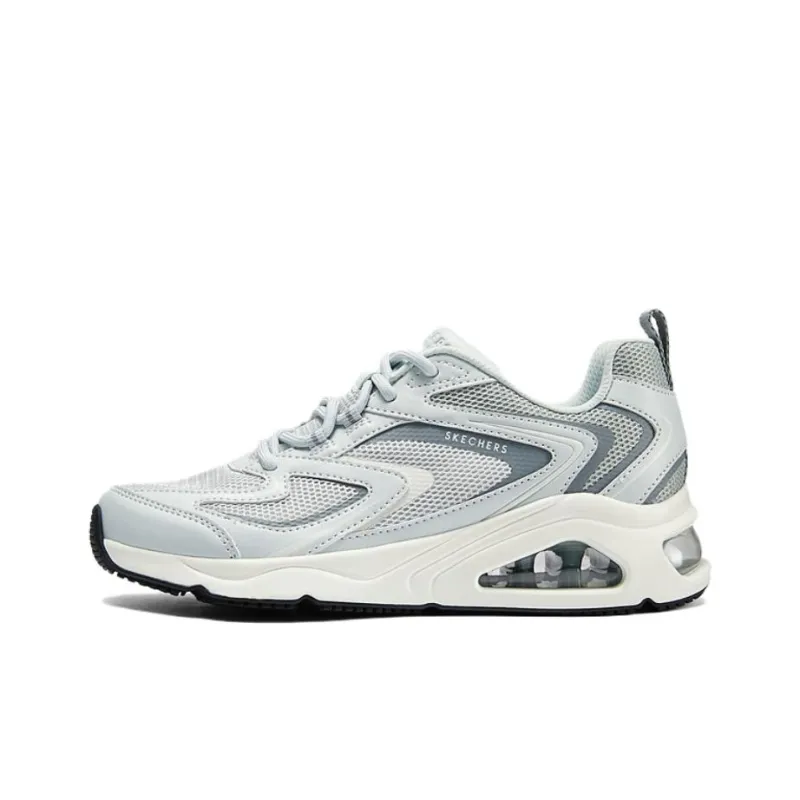 Skechers Street Tres Air Uno Cushioning Wear Resistant Low Top Casual Shoes Women's Blue White-0