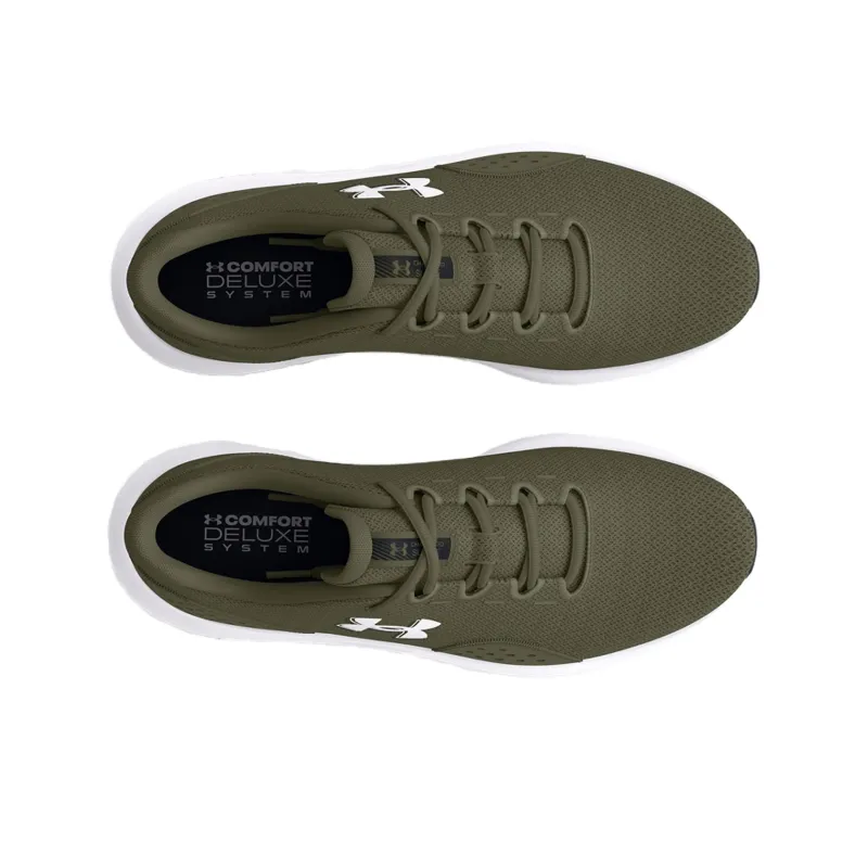 Under Armour Slip Resistant Low Top Running Shoes Men's Green-3