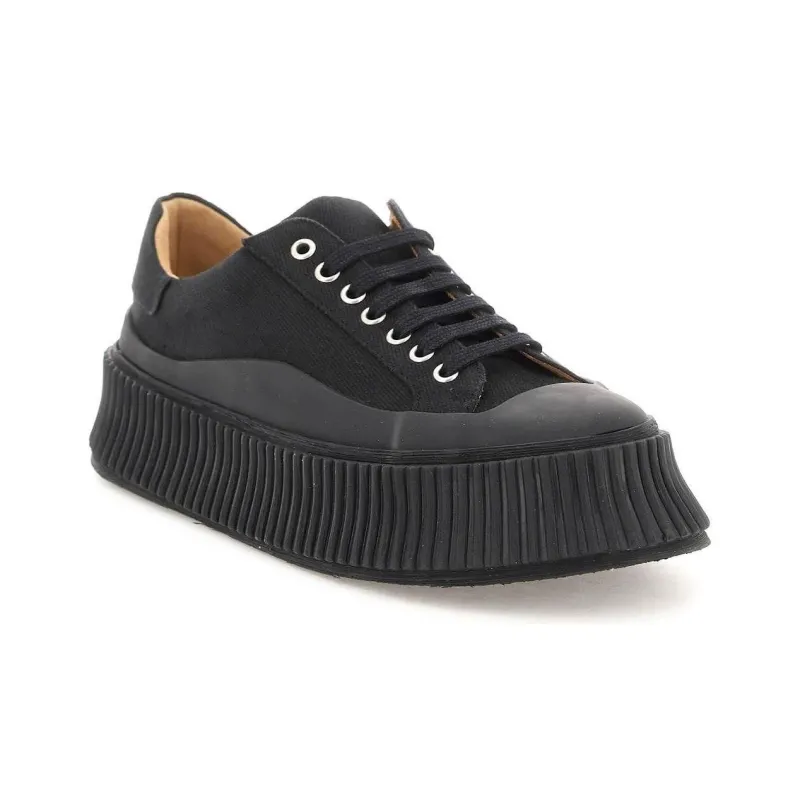 JIL SANDER Low Top Skateboard Shoes Women's Black-2