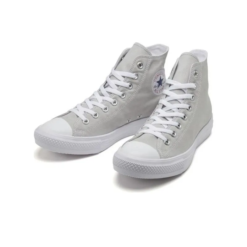 Converse All Star Light Hi Abrasion Resistant Shock Absorbers High Top Canvas Shoes Unisex Gray Japan Version-2