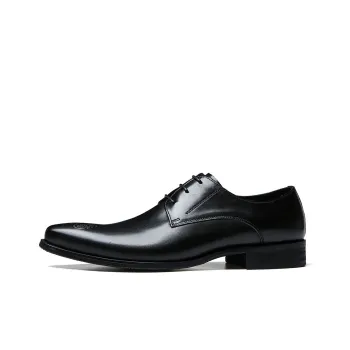 ASTON M.JAZZ Dress Shoes Men Low Top Black/Burgundy/Brown