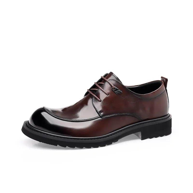 Mulinsen Dress Shoes Men Low Top Black, Brown-10
