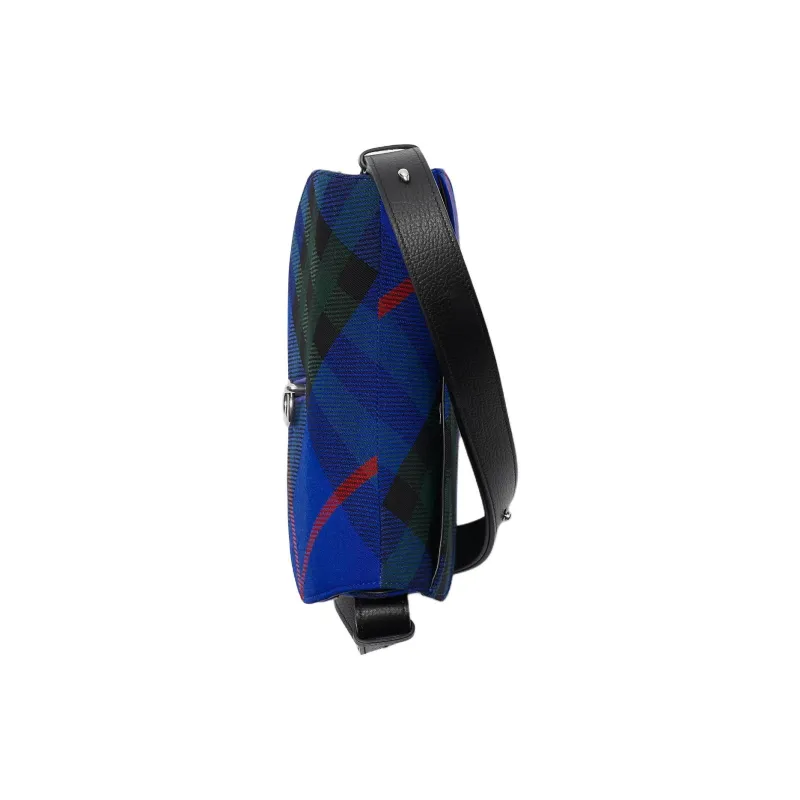 Burberry Rocking Horse Cotton Crossbody Bag Shoulder Bag Women's Knight Blue-3