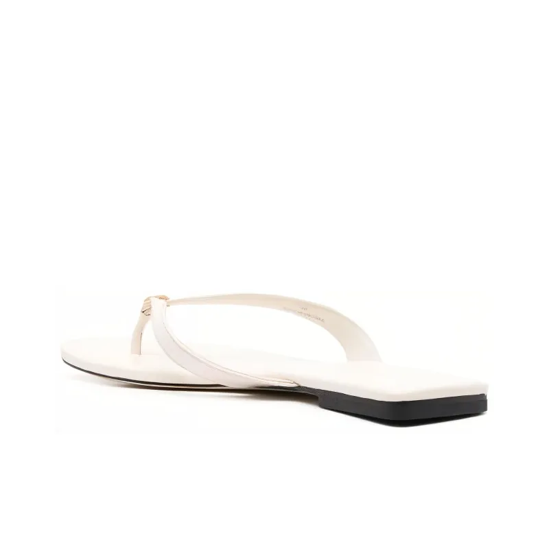 TORY BURCH Capri Leather Flip Flops-3