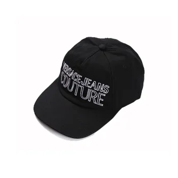 VERSACE JEANS COUTURE Polyester Baseball Caps Unisex Black