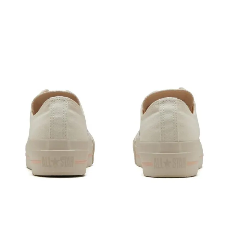 Converse All Star PLTS Rubber Patch OX Durable Cushioning Low Top Canvas Shoes Women's White-4