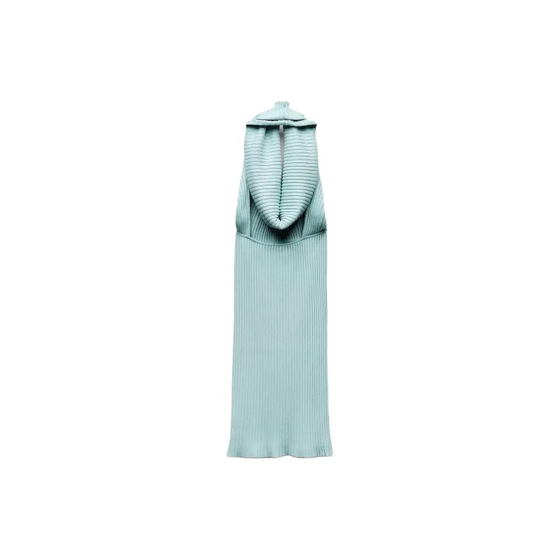 ZARA Slip Dress Women's Blue/Gray-1