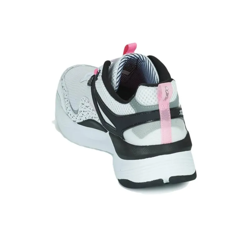 Skechers Mira Big Praise Wear-Resistant Breathable Cushioning Low-Top Running Shoes Women's White Pink-4