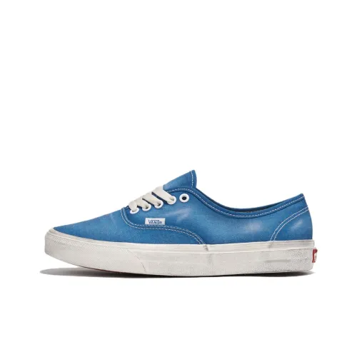 Vans Authentic Skateboard Shoes Unisex Low-Top Wave Washable Blue