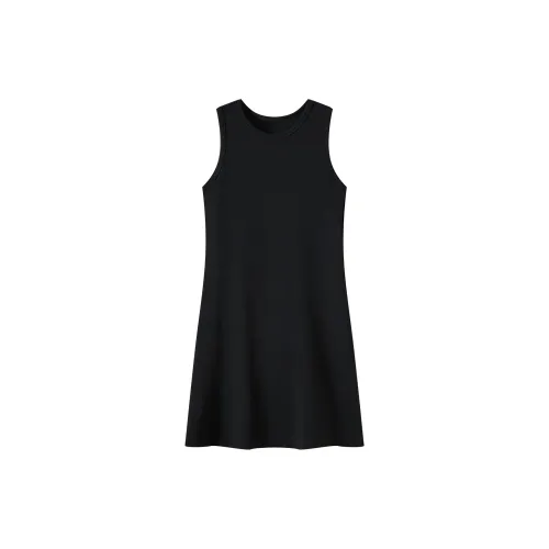 BASIC HOUSE Sleeveless Dresses Women's Modern Black