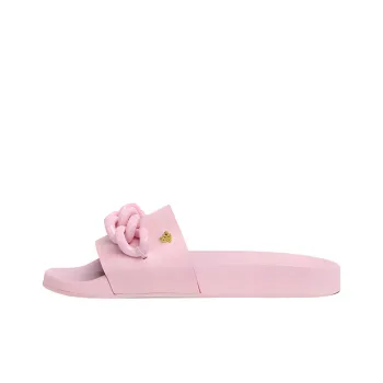 VERSACE Medusa Chain Leather Slide Pink Women's