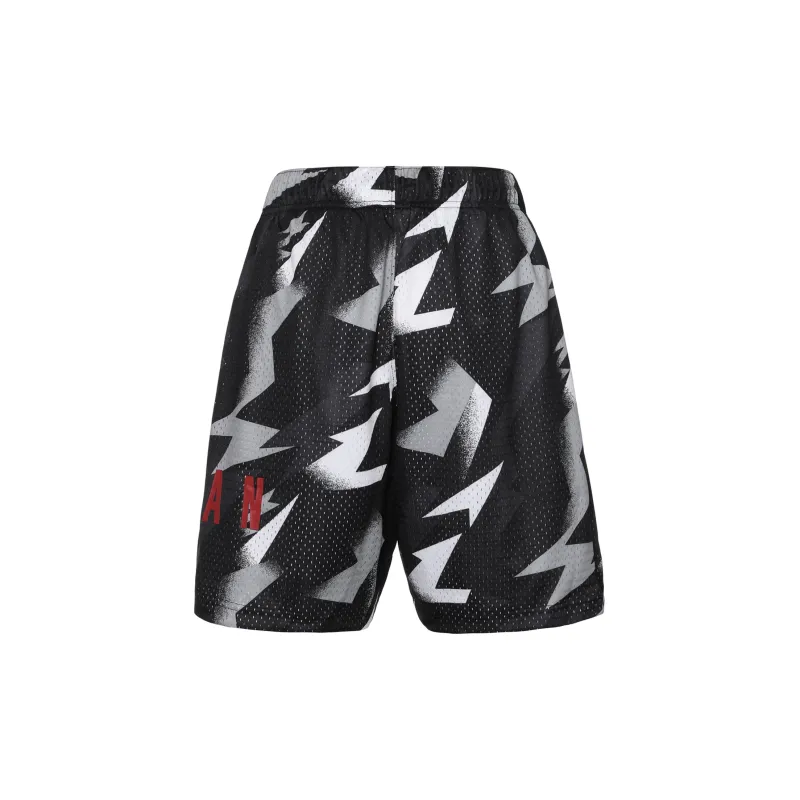 Jordan Men Flash Basketball Short 'Black White'-2