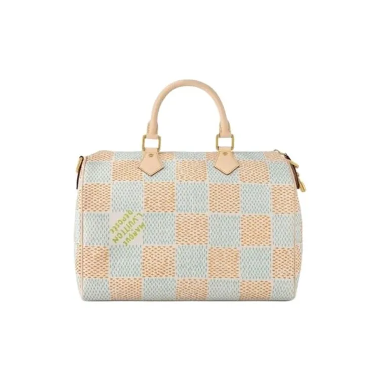 LOUIS VUITTON Speedy 40 Bandoulière Damier Heritage White-2