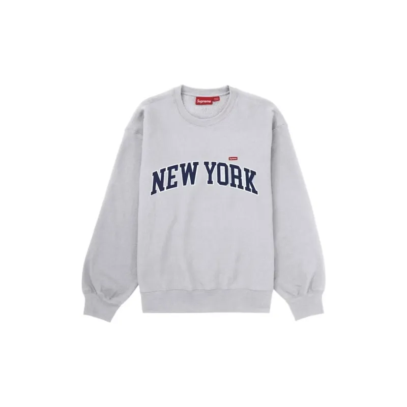 Supreme San Francisco Shop Small Box Crewneck New York-Ash Grey M  