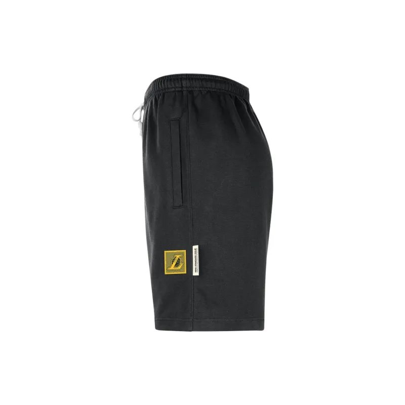 Nike Los Angeles Lakers Standard Issue Courtside Sports Shorts Los Angeles Lakers Men's Black-3