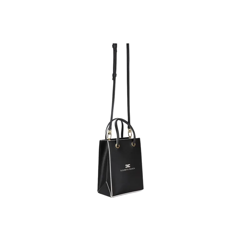 Elisabetta Franchi Acrylic Shoulder Bag Crossbody Bag Handbag Mini Women's Black-1