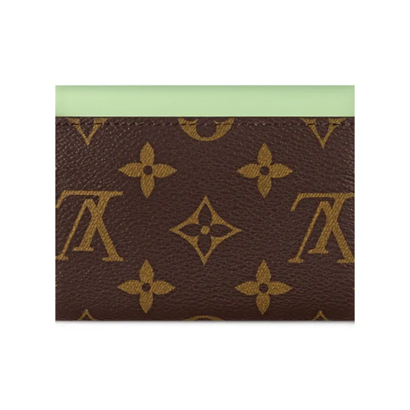 LOUIS VUITTON Rosalie Canvas Wallet Women's Spring Green-6