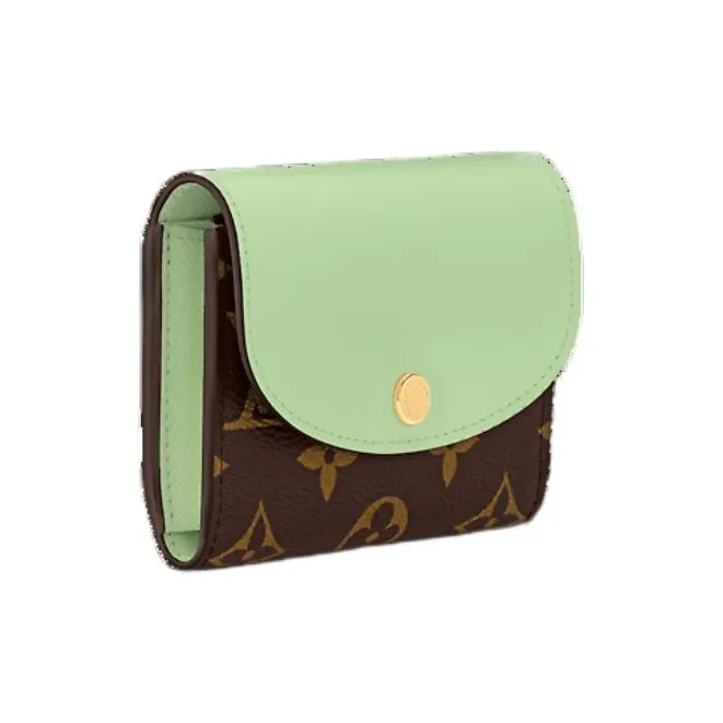 LOUIS VUITTON Rosalie Canvas Wallet Women's Spring Green-1