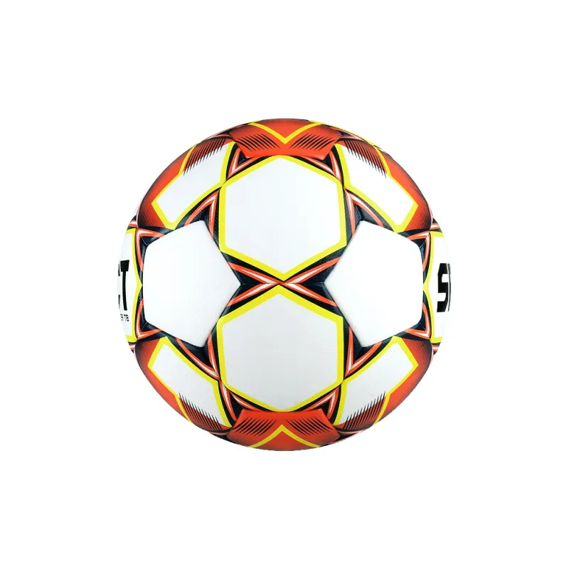 SELECT Size 54 Soccer PU Seamless Thermal bonding Unisex White Orange-1