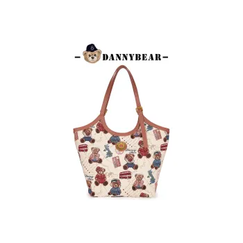 DANNYBEARJEANS Fabric Handbags Shoulder Bags Regular Unisex Rose Pink
