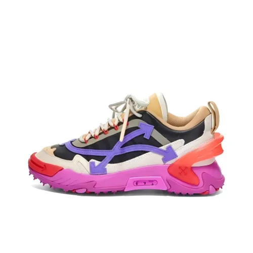OFF-WHITE ODSY Low-Top Casual Shoes Women's Purple Black