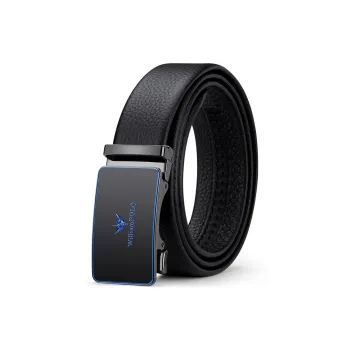 WilliamPOLO Top Grain Cow Leather Leather Belts Men's 3.5cm Width